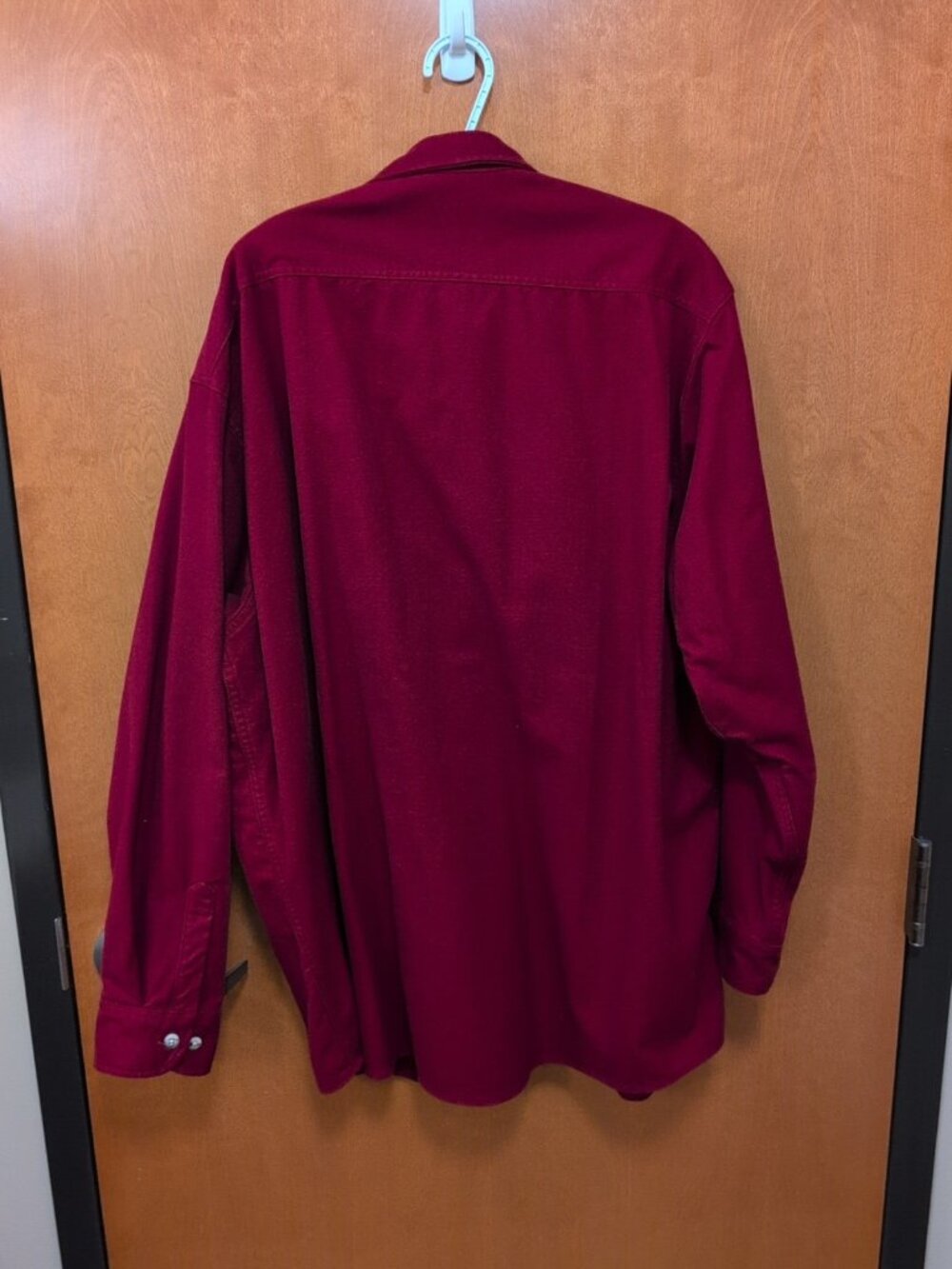 Cabela's Shirt Men's Long Sleeve 3XL Red Long Sleeve Pocketed Button Up Outdoors - Picture 5 of 7